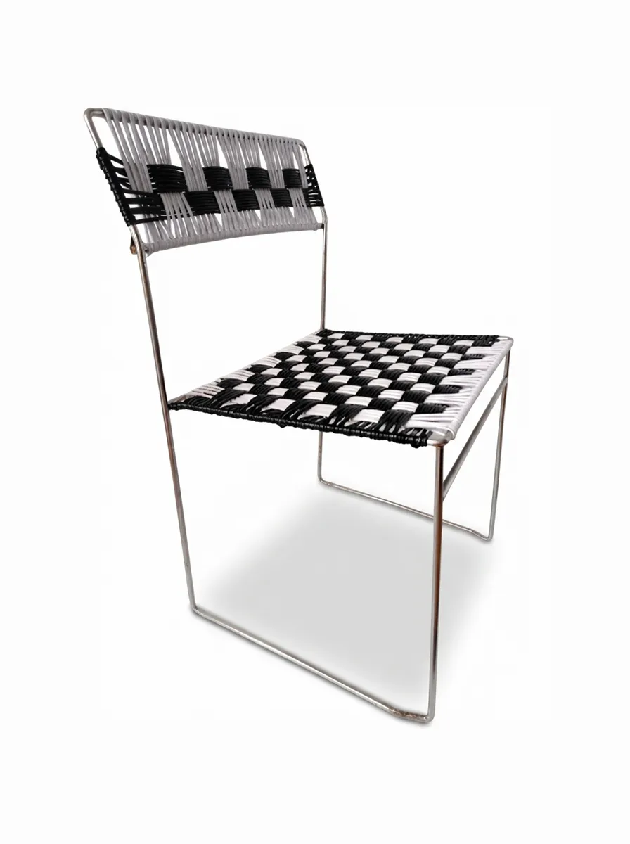 Silla Italiana Tejida en Mimbre - Imagen 1
